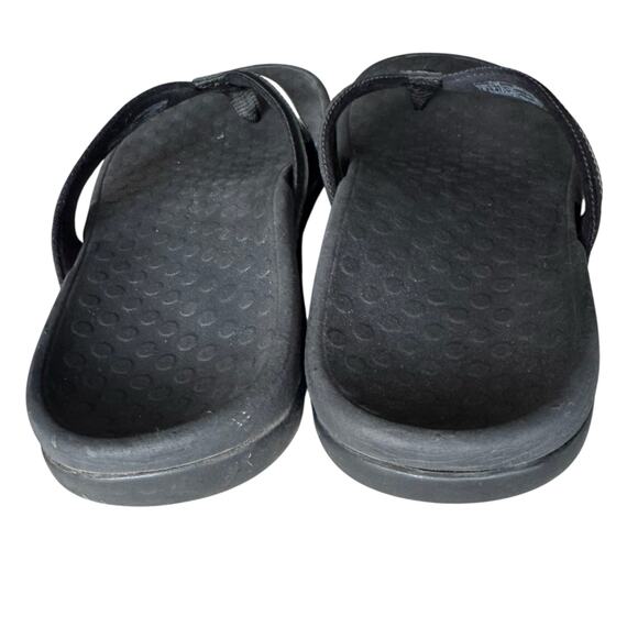 Vionic Women's Tide II Toe Post Black Flip Flop Orthotic Comfort Arch Support- 9 - Picture 4 of 6